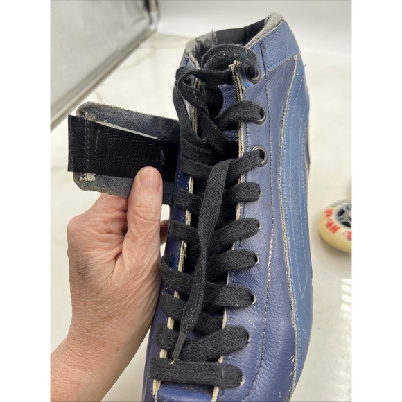 Vintage Bont Sharkie 5 Wheel Inline Speed Skates Mens Size 8 Inferno Rails - Picture 10 of 16